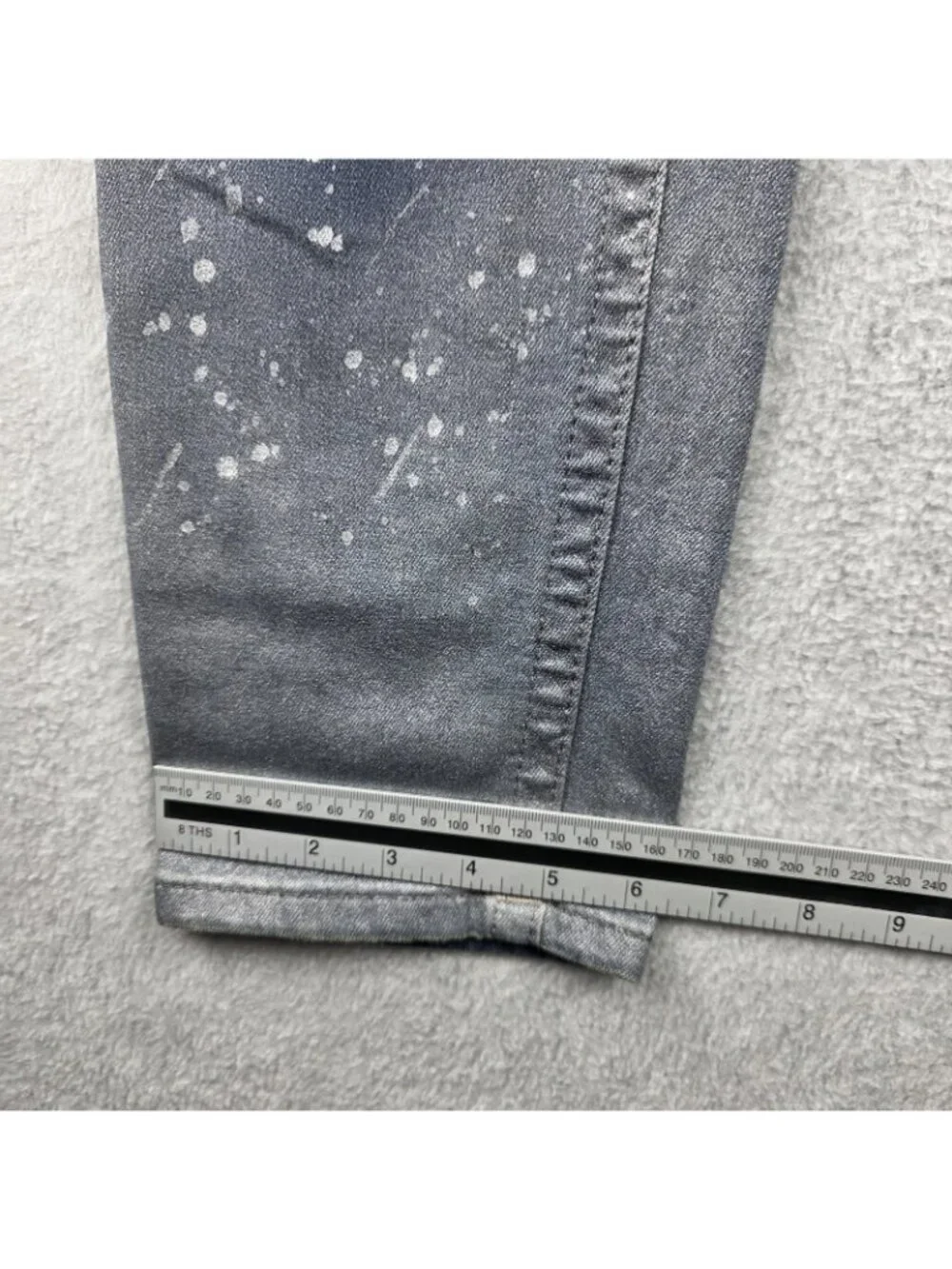 Miss Me Skinny Jeans Womens 31 Blue Medium Wash Distressed Mid Rise 31x30